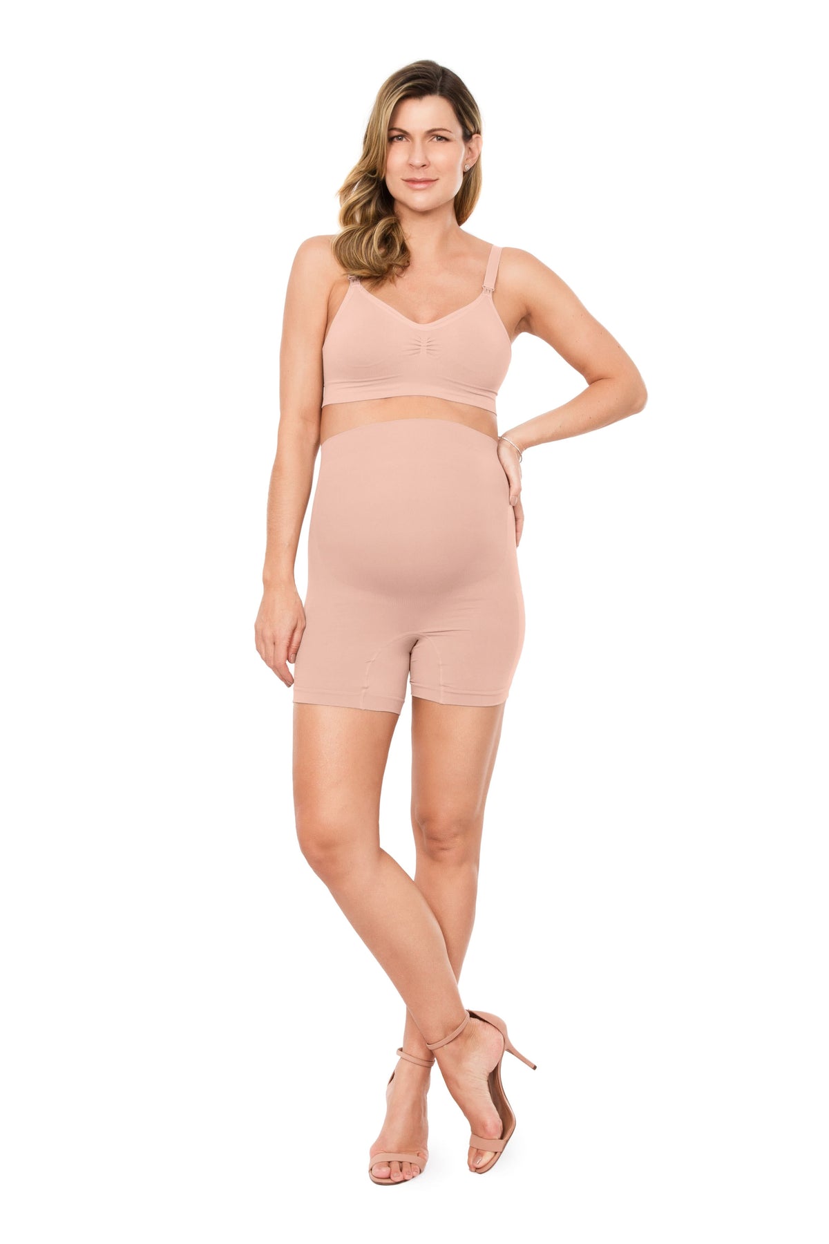 Maternity Pregnancy High Waist Shorts [Final Sale]