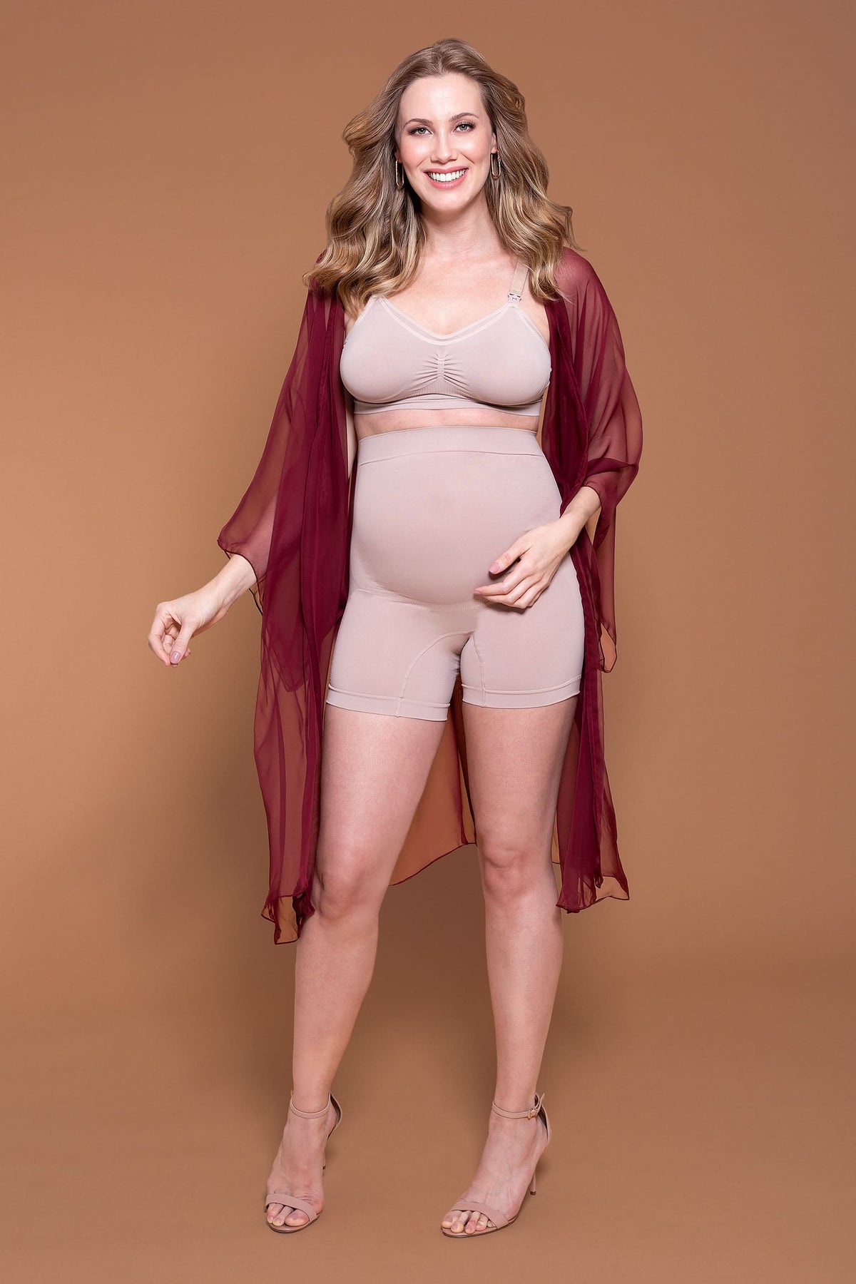 Maternity Pregnancy High Waist Shorts [Final Sale]